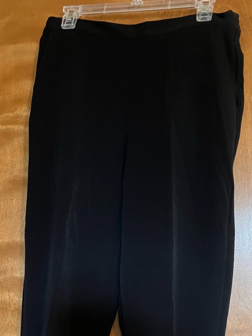 Alfred Dunner Black Dress Trousers - Straight Leg